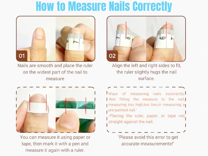 French Tip Press On Nails Y2k